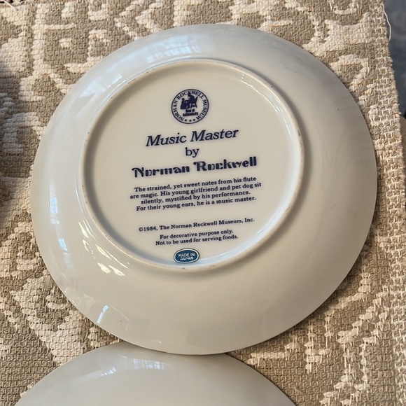 Norman Rockwell Plates Set of 5 in EUC - Picture 5 of 11